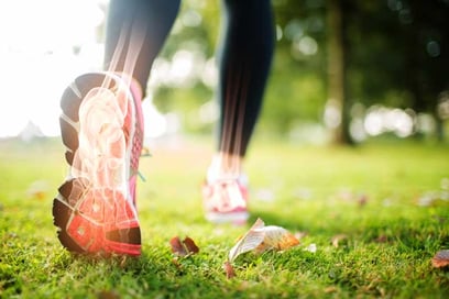 Plantar fascia pain in jogger