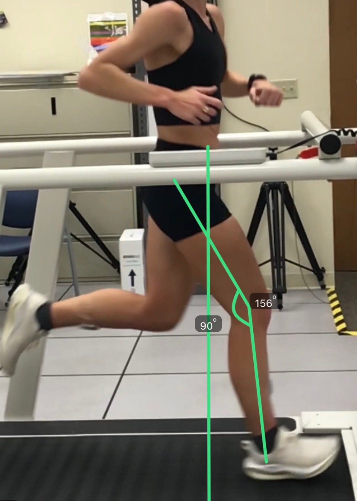 Running assessment using sensors for physical therapy