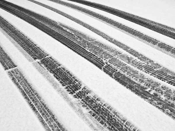 Road that needs to be shoveled safely to avoid injury